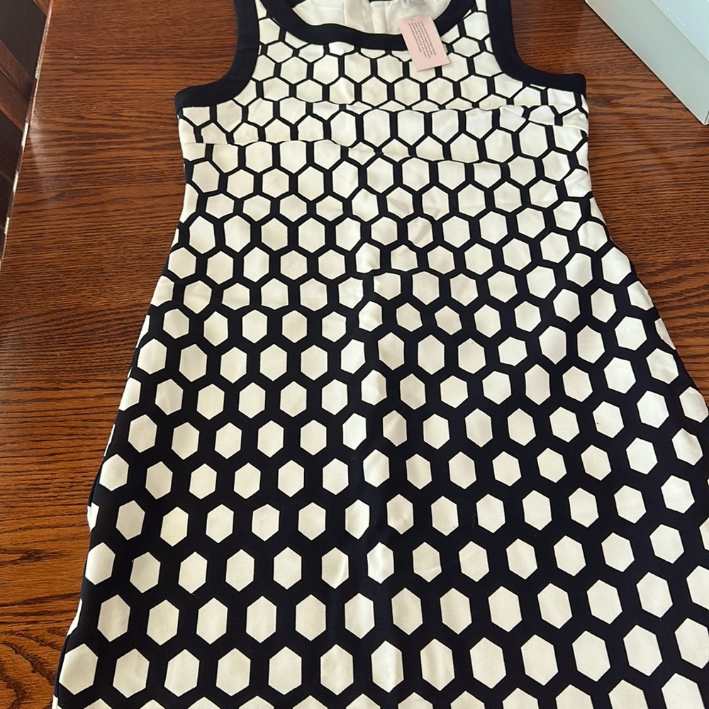 Banana republic black and white dress, new with tags
